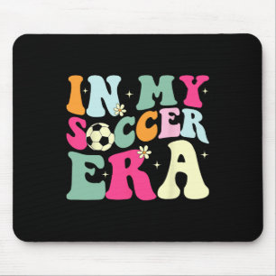 Groovy In My Soccer Era Soccer Player Boys Kids _1 Mouse Mat