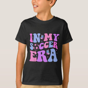 Groovy In My Soccer Era Soccer Player Boys Kids T-Shirt