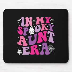 Groovy In My Spooky Aunt Era Hippie Halloween Aunt Mouse Mat