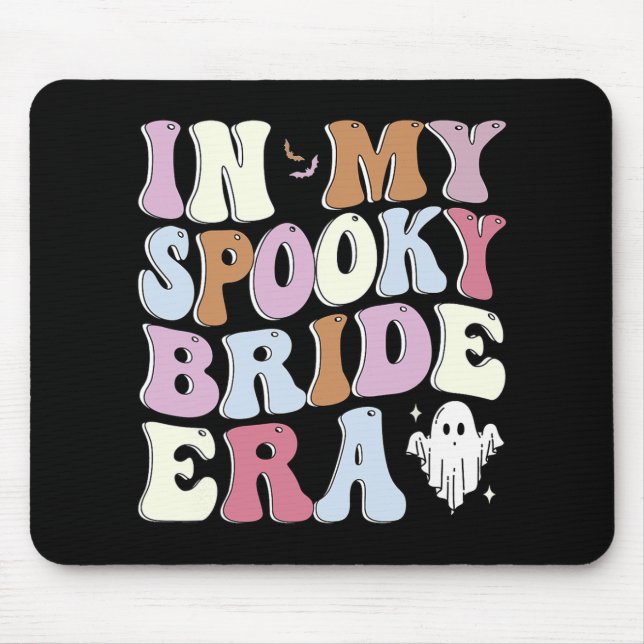 Groovy In My Spooky Bride Era  Mouse Mat (Front)