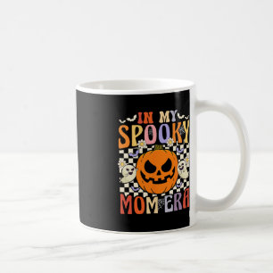 Groovy In My Spooky Mum Era Retro Halloween Ghost Coffee Mug
