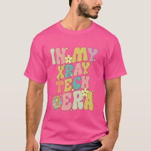 Groovy In My Xray Tech Era Christmas Radiology Tec T-Shirt