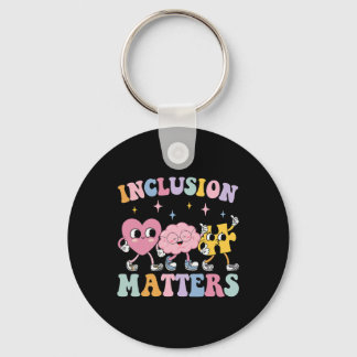 Groovy Inclusion Problems Autism Awareness Special Key Ring