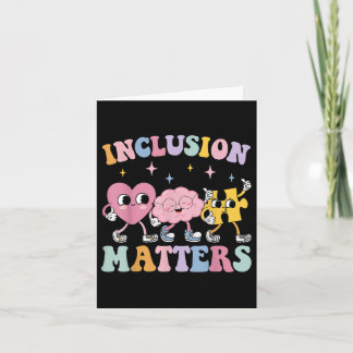 Groovy Inclusion S Autism Awareness Special Educat Card
