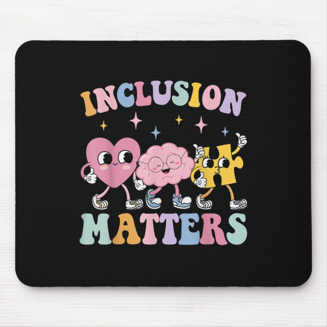 Groovy Inclusion S Autism Awareness Special Educat Mouse Mat (Front)