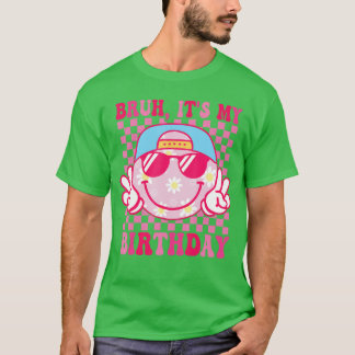 Groovy Its My Birthday Womeneens Girls Bday Party  T-Shirt