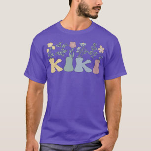 Groovy Kiki Grandmother Flowers Kiki Grandma  T-Shirt