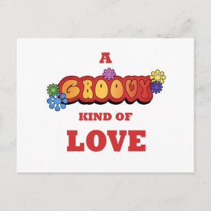 Groovy Kind of Love Postcard