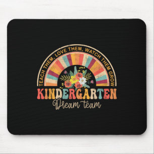 Groovy Kindergarten Vibes Team Back To School Teac Mouse Mat