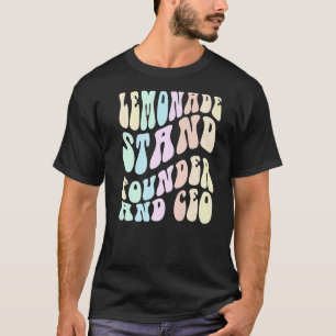 Groovy LEMONADE STAND FOUNDER AND CEO Boss in Trai T-Shirt