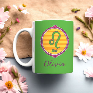 Groovy Leo Custom Coffee Mug
