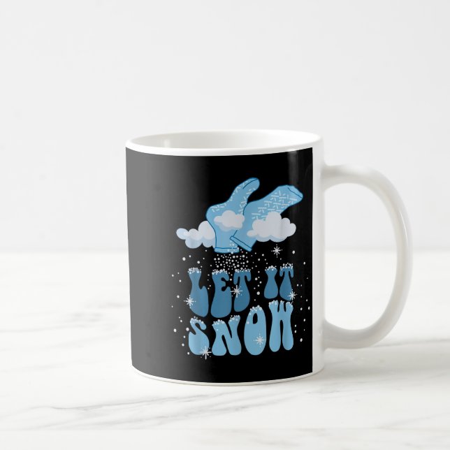 Groovy Let It Snow Pct Patient Care Tech Nurse Chr Coffee Mug (Right)