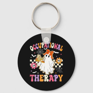 Groovy Life of A OT Occupational Therapist Ghost Key Ring