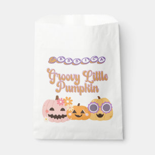Groovy Little Pumpkin Halloween Favour Bags