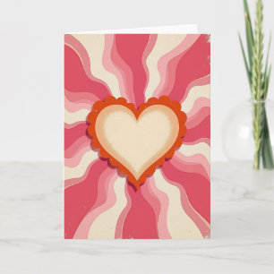 Groovy Love Greeting Card