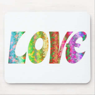 GROOVY LOVE MOUSE MAT