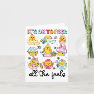 Groovy M.en.tal Easter Day Health Egg Happy Easter Card