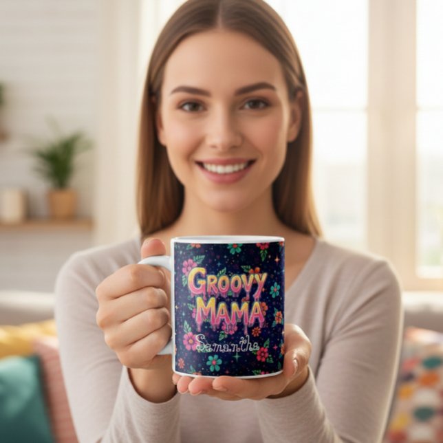 Groovy Mama Custom Mug (Creator Uploaded)