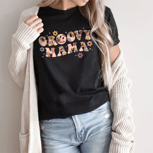 Groovy Mama Floral Retro Shirt (Creator Uploaded)
