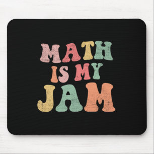 Groovy Math is My Jam First Day Back To School Mat Mouse Mat