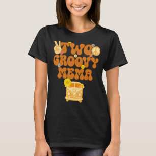 Groovy Mema Retro Matching Family Baby Shower Moth T-Shirt