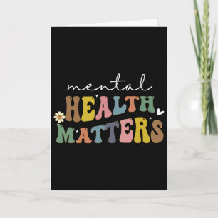 Groovy Mental Health Problems Human Brain Illness Card