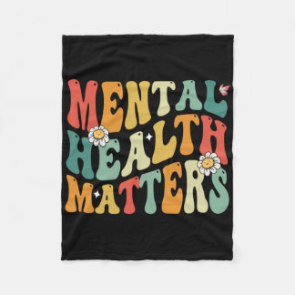 Groovy Mental Health Problems Human Brain Illness Fleece Blanket