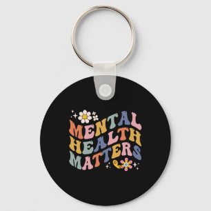 Groovy Mental Health Problems Human Brain Illness Key Ring