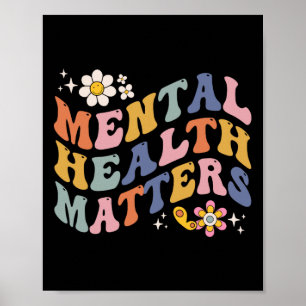 Groovy Mental Health Problems Human Brain Illness Poster
