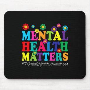 Groovy Mental Health S Mental Health Awareness Mon Mouse Mat