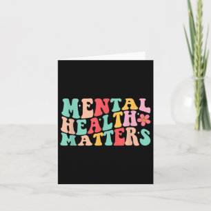 Groovy Mental Health S Shirt Mental Health Awarene Card