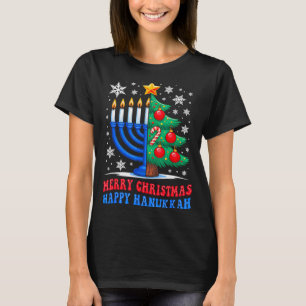 Groovy Merry Chrismukkah Happy Christmas Hanukkah T-Shirt