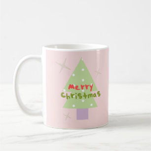 Groovy Merry Christmas Tree  Coffee Mug