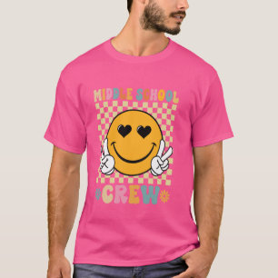 Groovy Middle School Crew Back To School T-Shirt
