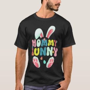 Groovy Mommy Bunny Cute Matching Family Easter T-Shirt