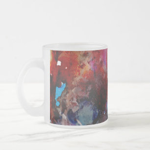 Groovy Mood Frosted Glass Coffee Mug