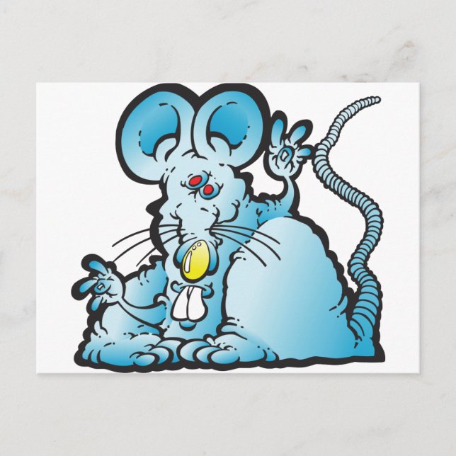 Groovy Mouse Postcard (Front)