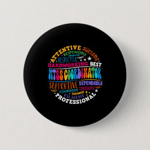 Groovy Mtss Coordinator School Counsellor School P 6 Cm Round Badge