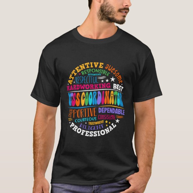 Groovy Mtss Coordinator School Counsellor School P T-Shirt (Front)