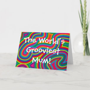 Groovy Mum Greeting Card