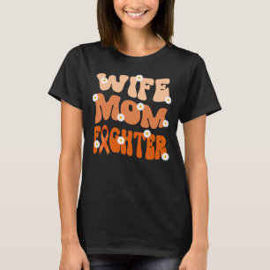 groovy mum wife fighter kidney cancer awareness T-Shirt