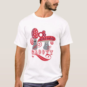 Groovy Mushroom Character T-Shirt