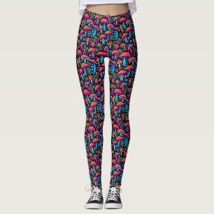 Groovy MuShroom Retro Leggings
