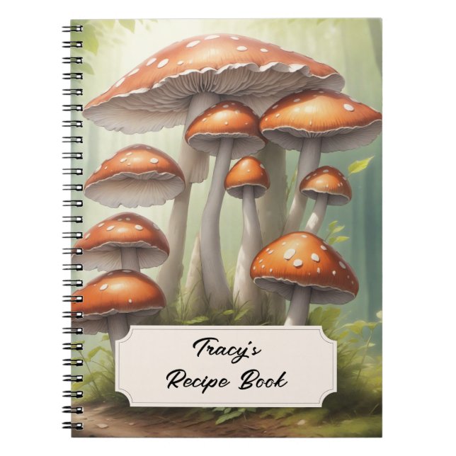 Groovy Mushrooms Spring Notebook (Front)