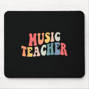 Groovy Music Teacher Team Teacher Back To School Mouse Mat
