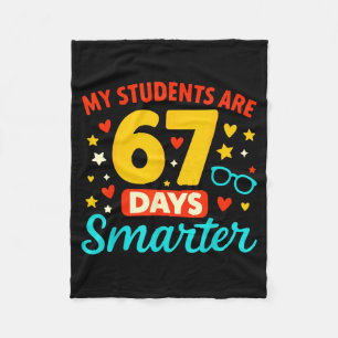 Groovy My Students Are 67 Days Smarter 67 Meme For Fleece Blanket