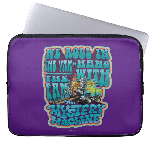 Groovy Mystery Machine Fam Graphic Laptop Sleeve (Front)
