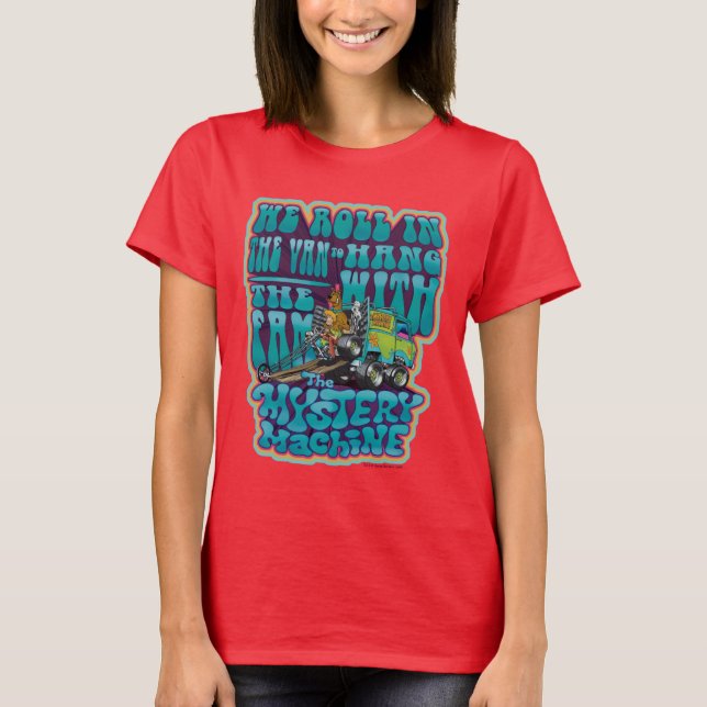Groovy Mystery Machine Fam Graphic T-Shirt (Front)