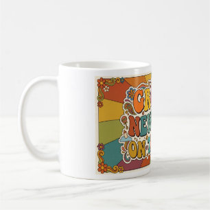 Groovy New Baby on the Way Retro Sunshine Coffee Mug