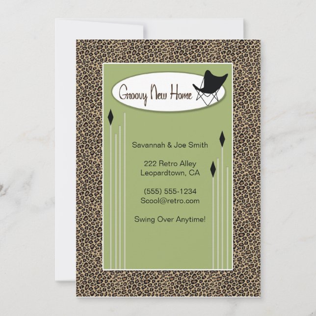 Groovy New Home Moving Announcement (Front)